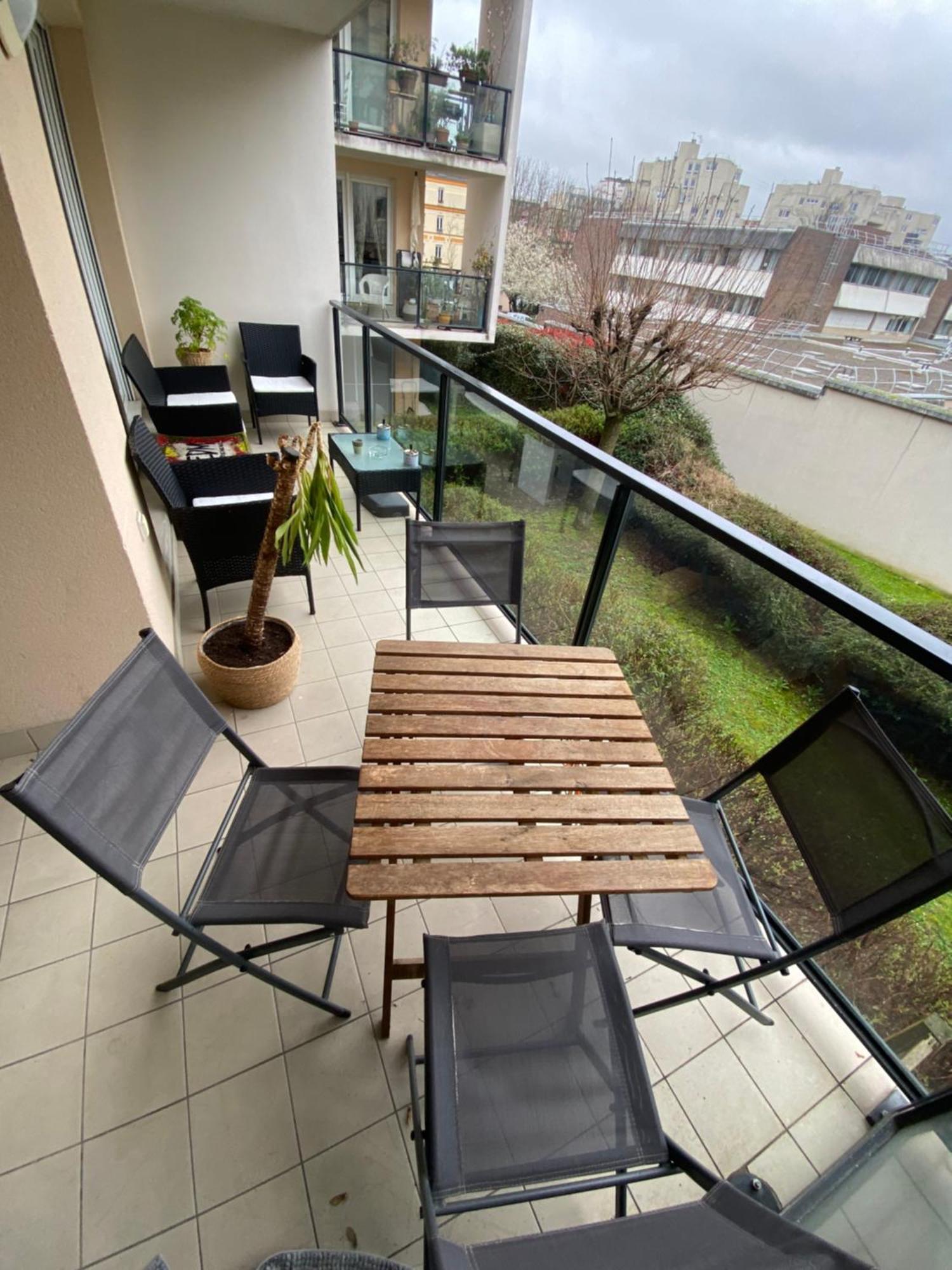 Spacieux 3 Pieces Sur Jardin Ivry-sur-Seine Eksteriør bilde